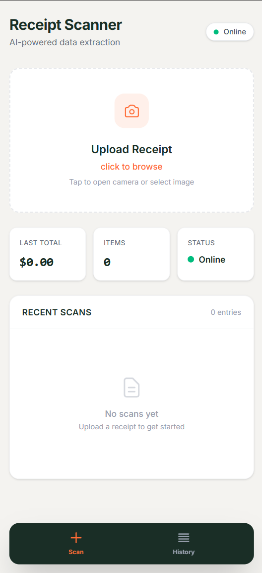 Receipt Scanner project cover